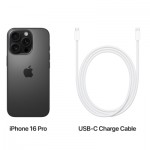 Огляд Мобільний телефон Apple iPhone 16 Pro 512GB Black Titanium (MYNM3): характеристики, відгуки, ціни.