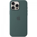 Огляд Чохол до мобільного телефона Apple iPhone16 Pro Max Silicone Case with MagSafe - Lake Green (MA7V4ZM/A): характеристики, відгуки, ціни.