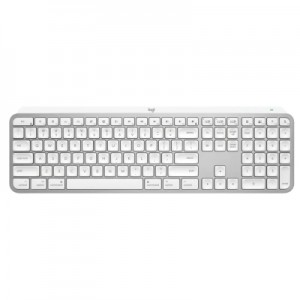 Клавіатура Logitech MX Keys S для MAC Bluetooth/Wireless UA Pale Grey (920-011638)