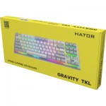 Огляд Клавіатура Hator Gravity TKL Orange USB White (HTK561UA): характеристики, відгуки, ціни.