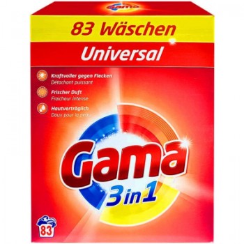 Пральний порошок Gama 3 in 1 Universal 5.4 кг (8435495837732)