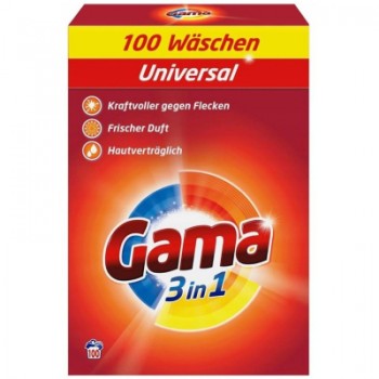 Пральний порошок Gama 3 in 1 Universal 6 кг (8435495837756)