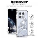 Огляд Чохол до мобільного телефона BeCover Anti-Shock Infinix GT 20 Pro (X6871) Clear (712305): характеристики, відгуки, ціни.