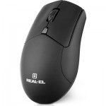 Огляд Мишка REAL-EL RM-460W Wireless/Bluetooth Black (EL123200048): характеристики, відгуки, ціни.