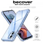 Огляд Чохол до мобільного телефона BeCover Anti-Shock Motorola Moto G35 Clear (712779): характеристики, відгуки, ціни.