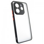 Огляд Чохол до мобільного телефона Dengos Matte Xiaomi Redmi Note 14 (Black) (DG-TPU-MATT-155): характеристики, відгуки, ціни.