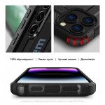 Огляд Чохол до мобільного телефона Armorstandart Panzer Samsung A56 5G Black (ARM82595): характеристики, відгуки, ціни.