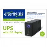 Огляд Пристрій безперебійного живлення EnerGenie EG-UPS-031 650VA LCD (EG-UPS-031): характеристики, відгуки, ціни.