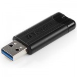 Огляд USB флеш накопичувач Verbatim 128GB PinStripe Black USB 3.0 (49319): характеристики, відгуки, ціни.