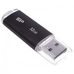 Огляд USB флеш накопичувач Silicon Power 32GB Ultima U02 Black USB 2.0 (SP032GBUF2U02V1K): характеристики, відгуки, ціни.