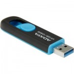 Огляд USB флеш накопичувач ADATA 128GB UV128 Black/Blue USB 3.1 (AUV128-128G-RBE): характеристики, відгуки, ціни.
