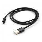 Огляд Дата кабель USB 2.0 AM to Micro 5P 1m nylon black Vinga (VCPDCMNB1BK): характеристики, відгуки, ціни.