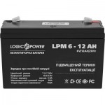 Огляд Батарея до ДБЖ LogicPower LPM 6В 12 Ач (4159): характеристики, відгуки, ціни.