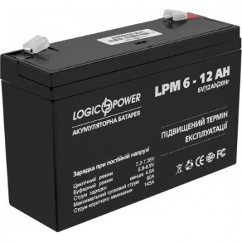 Батарея до ДБЖ LogicPower LPM 6В 12 Ач (4159)