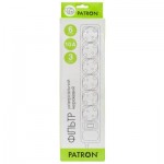 Огляд Мережевий фільтр живлення Patron 3.0 m3*1mm2 (SP-1063) 6 розеток BLACK (EXT-PN-SP-1063): характеристики, відгуки, ціни.