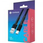 Огляд Дата кабель USB 2.0 AM to Type-C 1.0m MakeFuture (MCB-CD1GR): характеристики, відгуки, ціни.