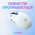 Огляд Мишка Logitech G305 Lightspeed White (910-005291): характеристики, відгуки, ціни.