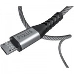 Огляд Дата кабель USB 2.0 AM to Micro 5P 1.0m Flex Gray Pixus (4897058531145): характеристики, відгуки, ціни.
