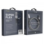 Огляд Дата кабель USB 2.0 AM to Micro 5P 1.0m Flex Gray Pixus (4897058531145): характеристики, відгуки, ціни.