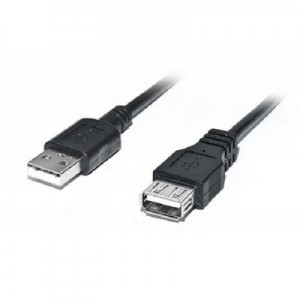 Огляд Дата кабель USB 2.0 AM/AF 2.0m Pro black REAL-EL (EL123500028): характеристики, відгуки, ціни.