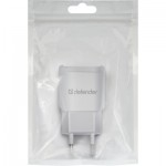 Огляд Зарядний пристрій Defender EPA-13 white, 2xUSB, 5V / 2.1A (83841): характеристики, відгуки, ціни.