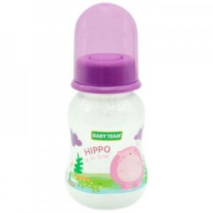 Огляд Пляшечка для годування Baby Team з силікон.соскою 125 мл (1111_фиолетовый): характеристики, відгуки, ціни.