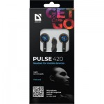 Огляд Навушники Defender Pulse 420 Blue (63423): характеристики, відгуки, ціни.