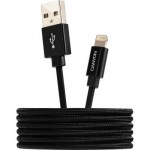 Огляд Дата кабель USB 2.0 AM to Lightning 1.0m MFI Black Canyon (CNS-MFIC3B): характеристики, відгуки, ціни.