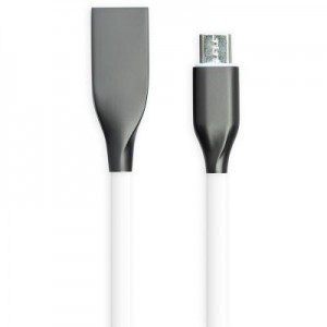 Дата кабель USB 2.0 AM to Micro 5P 1.0m white PowerPlant (CA910700)