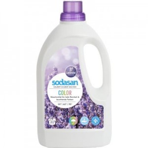 Огляд Гель для прання Sodasan Color Lavender 1.5 л (4019886015097): характеристики, відгуки, ціни.