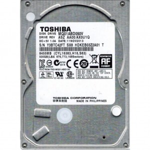 Огляд Жорсткий диск для ноутбука 2.5" 500GB Toshiba (# MQ01ABD050V #): характеристики, відгуки, ціни.