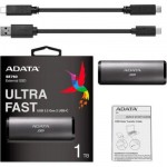 Огляд Накопичувач SSD USB 3.2 256GB ADATA (ASE760-256GU32G2-CTI): характеристики, відгуки, ціни.