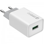 Огляд Зарядний пристрій ColorWay 1USB Quick Charge 3.0 (18W) (CW-CHS013Q-WT): характеристики, відгуки, ціни.