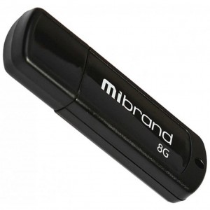 Огляд USB флеш накопичувач Mibrand 8GB Grizzly Black USB 2.0 (MI2.0/GR8P3B): характеристики, відгуки, ціни.