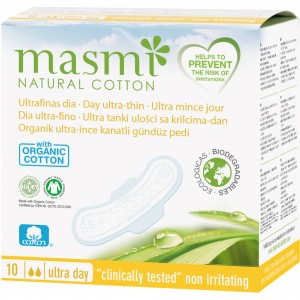Огляд Гігієнічні прокладки Masmi Ultra Day 10 шт. (8432984000240): характеристики, відгуки, ціни.