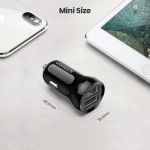 Огляд Зарядний пристрій Ugreen ED018 24W 2xUSB Car Charger (Black) (50875): характеристики, відгуки, ціни.