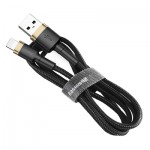 Огляд Дата кабель USB 2.0 AM to Lightning 1.0m 1.5A gold-black Baseus (CALKLF-BV1): характеристики, відгуки, ціни.