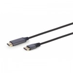 Огляд Кабель мультимедійний DisplayPort to HDMI 1.8m 4K 60Hz Cablexpert (CC-DP-HDMI-4K-6): характеристики, відгуки, ціни.