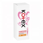 Огляд Тампони Kotex Normal з аплікатором 8 шт. (5029053535258): характеристики, відгуки, ціни.