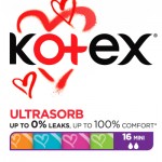 Огляд Тампони Kotex Mini 16 шт. (5029053534558): характеристики, відгуки, ціни.