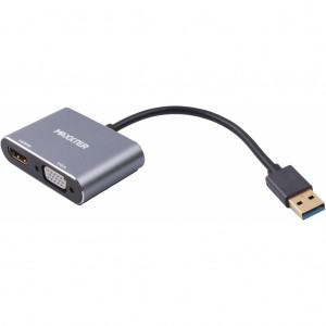 Перехідник Maxxter USB to HDMI/VGA (V-AM-HDMI-VGA)