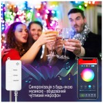 Огляд Гірлянда ColorWay Smart LED RGB WiFi + Bluetooth 10M 60LED IP65 (CW-GS-60L10UMC): характеристики, відгуки, ціни.