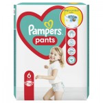 Огляд Підгузки Pampers трусики Pants Giant Розмір 6 (14-19 кг) 19 шт (8006540067802): характеристики, відгуки, ціни.