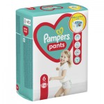 Огляд Підгузки Pampers трусики Pants Giant Розмір 6 (14-19 кг) 19 шт (8006540067802): характеристики, відгуки, ціни.