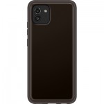 Огляд Чохол до мобільного телефона Samsung A03 Soft Clear Cover Black (EF-QA035TBEGRU): характеристики, відгуки, ціни.