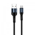 Огляд Дата кабель USB 2.0 AM to Micro 5P 1.0m nylon black ColorWay (CW-CBUM045-BK): характеристики, відгуки, ціни.