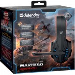 Огляд Навушники Defender Warhead G-390 LED Black-Blue (64038): характеристики, відгуки, ціни.