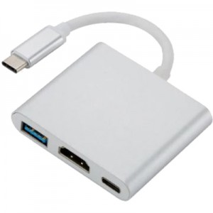 Огляд Перехідник Dynamode Dynamode USB3.1 Type-C to 1хHDMI, 1хUSB 3.0, 1хUSB Type-C Fe (Multiport USB 3.1 Type-C to HDMI): характеристики, відгуки, ціни.