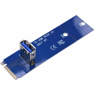 Огляд Райзер Dynamode NGFF M.2 Male to USB 3.0 Female для PCI-E 1X (RX-riser-M.2-USB3.0-PCI-E): характеристики, відгуки, ціни.