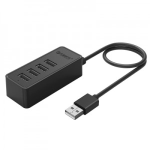Огляд Концентратор Orico USB 2.0 4 port (W5P-U2-030-BK-PRO) (CA911424): характеристики, відгуки, ціни.